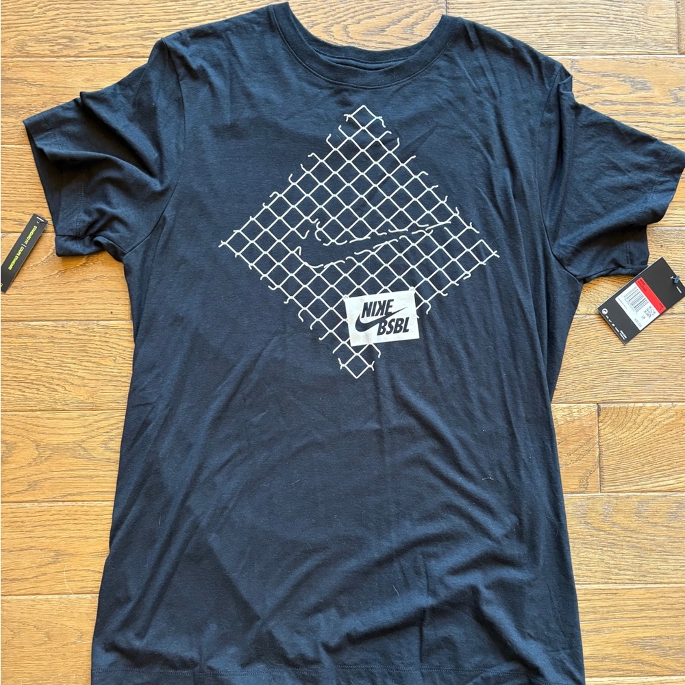 Nike Men's Black Baseball Tee - brand new with tags